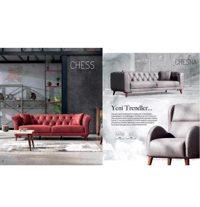 Augstas kvalitātes dīvāns Moderns Luksusa dizains Česterfīld