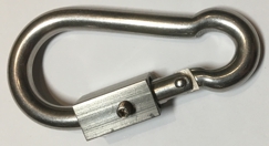 Edelstahl-Sicherungshülsen für den Karabiner-Finger (8 mm)