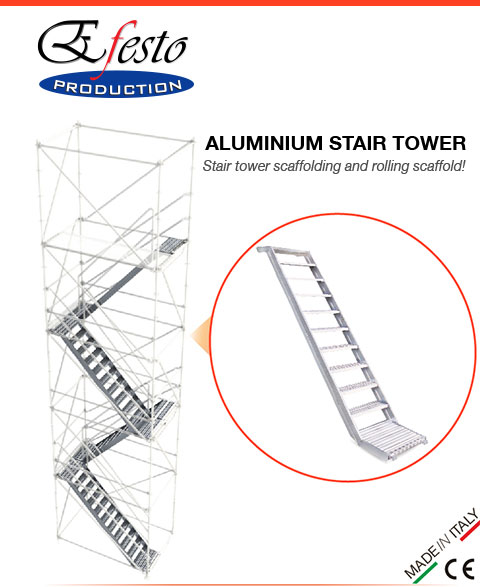 ALUMINIUM STAIR TOWER